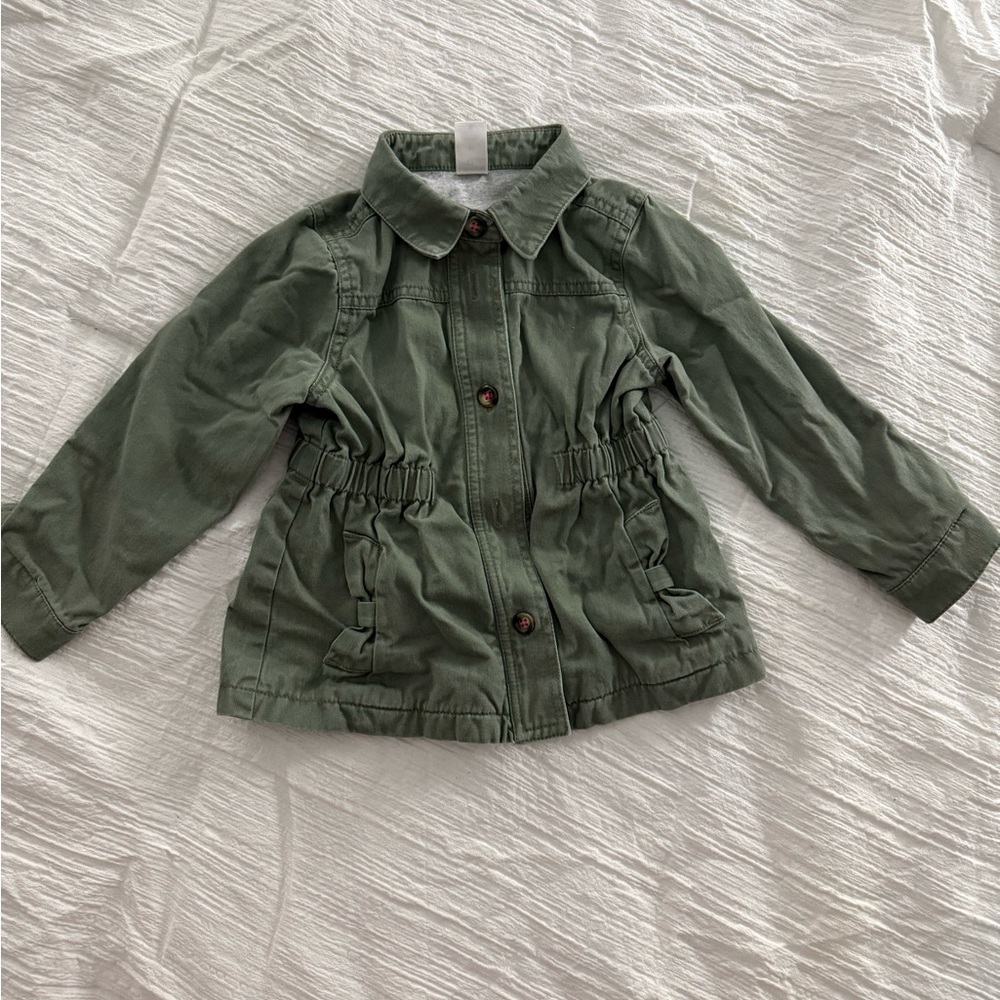 Toddler girl Green jacket